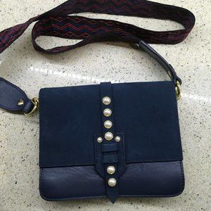 & Other Stories Leather and Suede small crossbody bag
